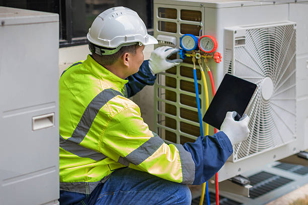 Professional Hvac technician working in Cologne, NJ